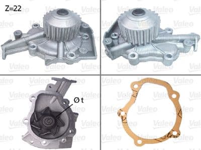 Pompe à eau, refroidissement du moteur