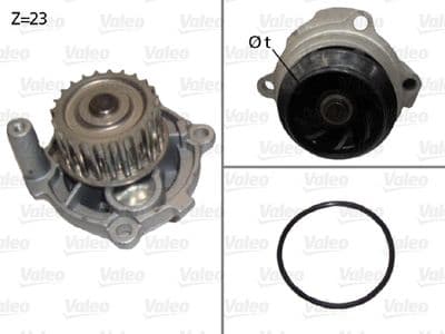 Pompe à eau, refroidissement du moteur