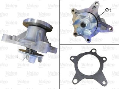 Pompe à eau, refroidissement du moteur