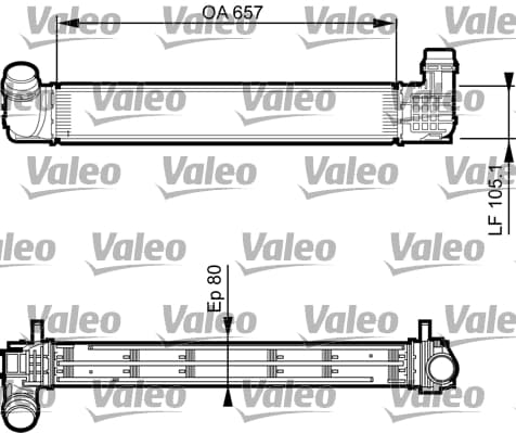 Intercooler radiateur de turbo