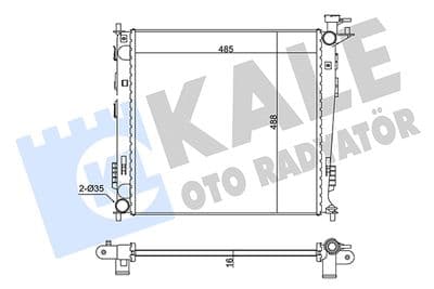 Radiateur, refroidissement du moteur