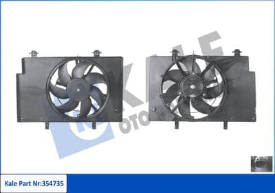 Ventilateur, refroidissement du moteur