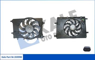 Ventilateur, refroidissement du moteur