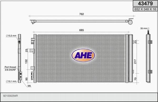 Condenseur / Radiateur de climatisation