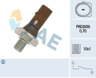 Indicateur de pression d'huile