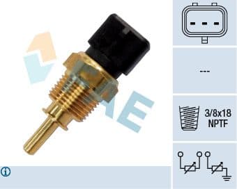 Sonde de température, liquide de refroidissement