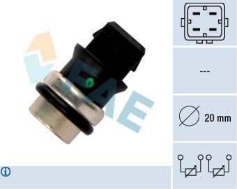 Sonde de température, liquide de refroidissement
