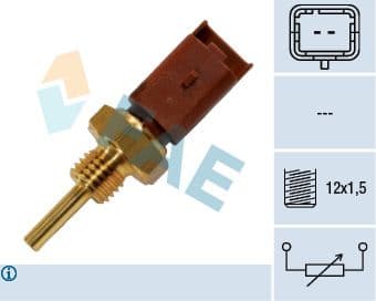 Sonde de température, liquide de refroidissement