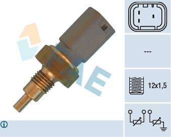 Sonde de température, liquide de refroidissement