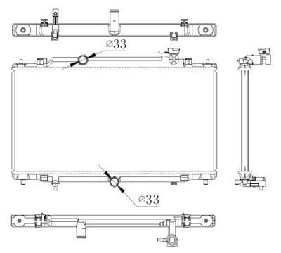 Radiateur, refroidissement du moteur