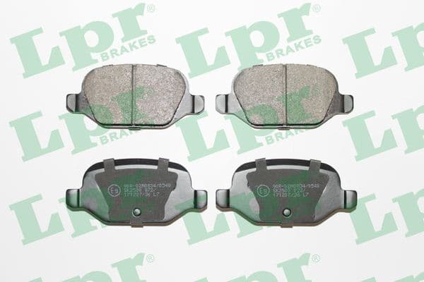Plaquettes de frein arrière (Jeu de 4)