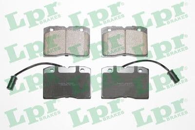 Kit de plaquettes de frein, frein à disque