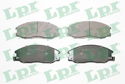 Kit de plaquettes de frein, frein à disque