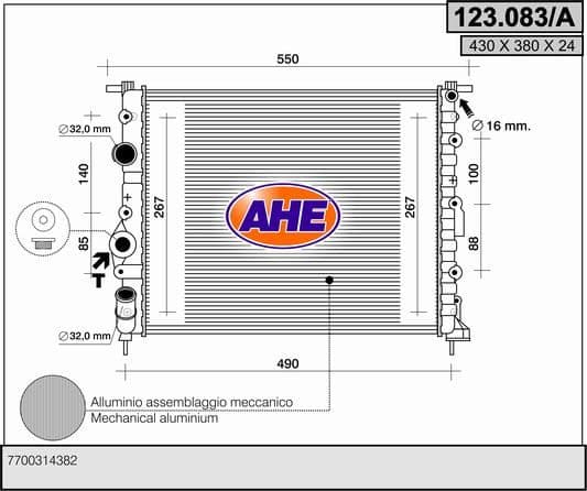 Radiateur, refroidissement du moteur