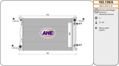 Radiateur, refroidissement du moteur