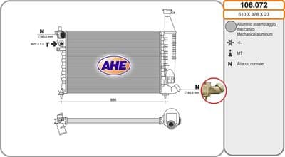 Radiateur, refroidissement du moteur