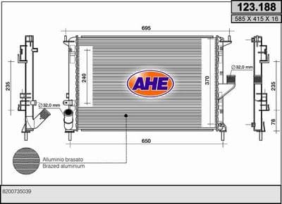 Radiateur, refroidissement du moteur