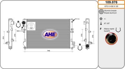 Radiateur, refroidissement du moteur