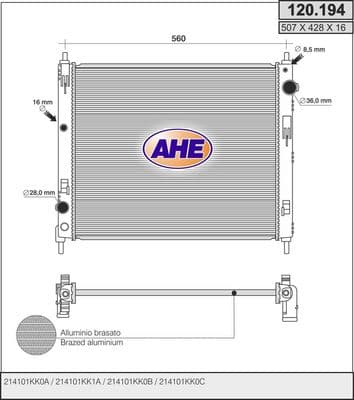 Radiateur, refroidissement du moteur