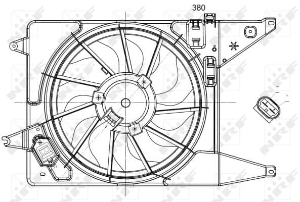 Ventilateur de radiateur