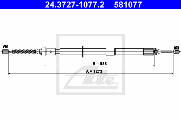 Cable de frein à main