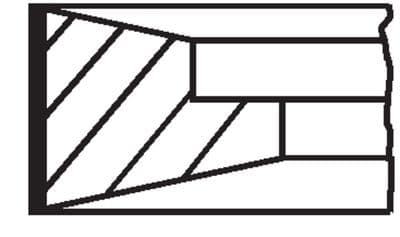 Jeu de segments de pistons