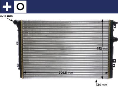 Radiateur, refroidissement du moteur BEHR