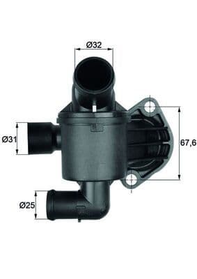 Thermostat, liquide de refroidissement BEHR