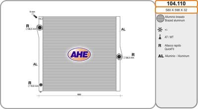 Radiateur, refroidissement du moteur