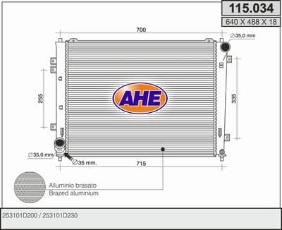 Radiateur, refroidissement du moteur