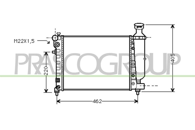 Radiateur de refroidissement