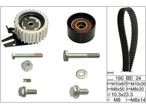Kit de courroie crantée