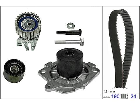 Pompe à eau + kit de courroie crantée