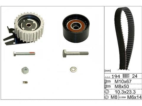 Kit de courroie crantée
