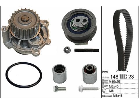 Pompe à eau + kit de courroie crantée