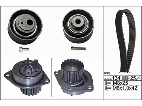 Pompe à eau + kit de courroie crantée