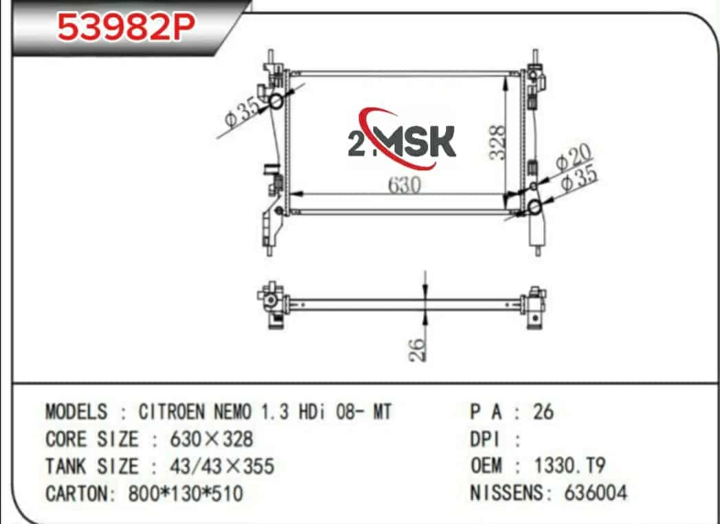 Radiateur, refroidissement du moteur