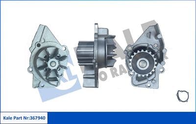 Pompe à eau, refroidissement du moteur