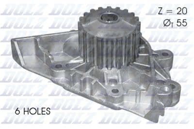 Pompe à eau, refroidissement du moteur