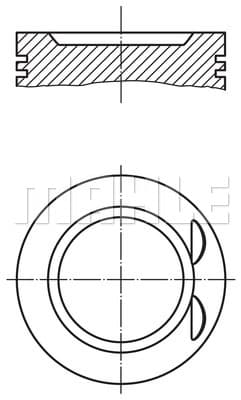 Piston moteur