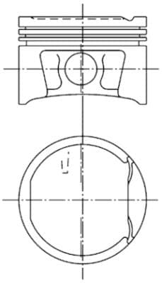 Piston moteur