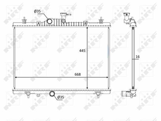 Radiateur de refroidissement