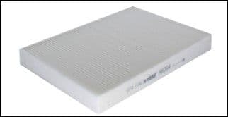 Filtre, air de l'habitacle