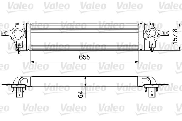Intercooler radiateur de turbo