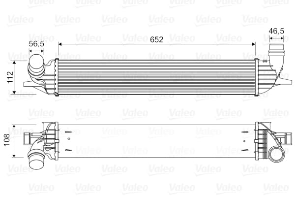 Intercooler radiateur de turbo
