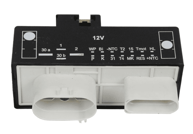 Commande, ventilateur électrique (refroidissement du moteur)