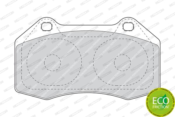 Plaquettes de frein avant (Jeu de 4)