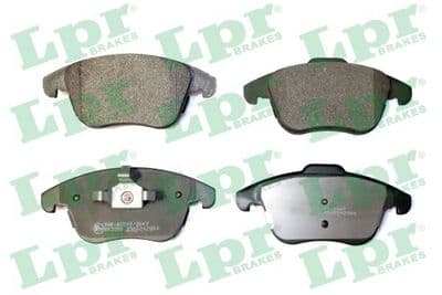 Kit de plaquettes de frein, frein à disque