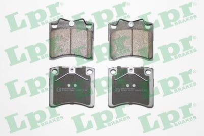 Kit de plaquettes de frein, frein à disque