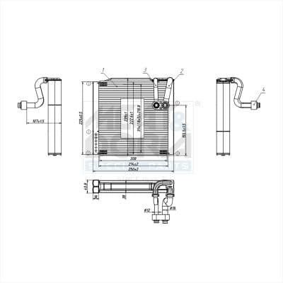 Évaporateur climatisation